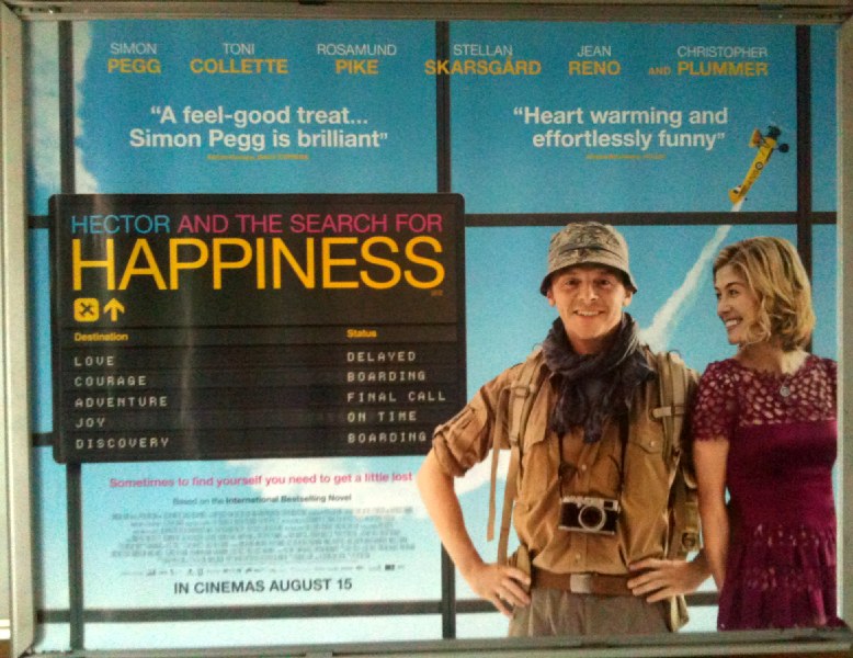 Cinema Poster: HECTOR AND THE SEARCH FOR HAPPINESS 2014 (Quad) Simon Pegg