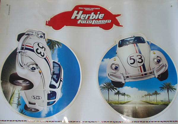 HERBIE FULLY LOADED: Double Sized Two Sided Film Poster HERBIE FULLY LOADED: Double Sized Two Sided Film Poster