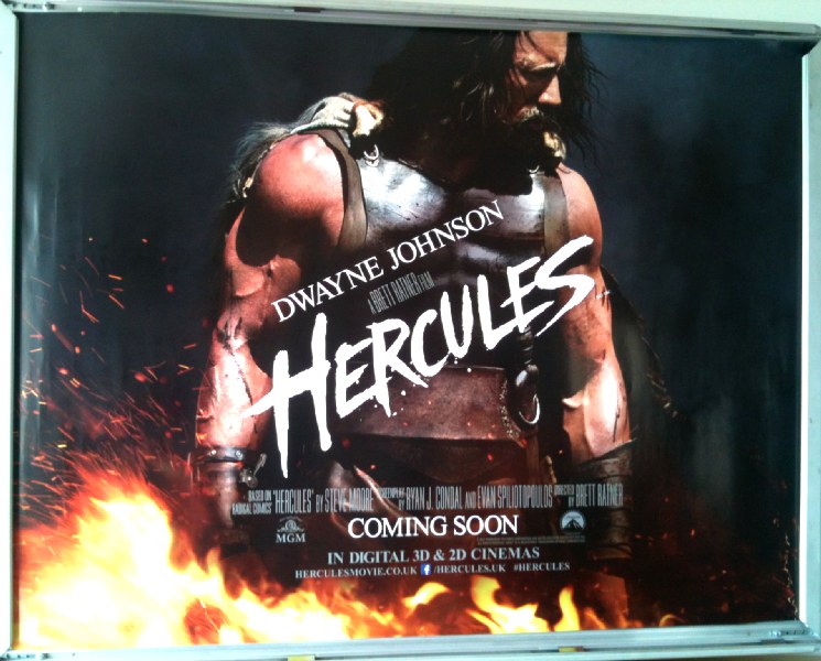 HERCULES (2014): Advance UK Quad Film Poster HERCULES (2014): Advance UK Quad Film Poster