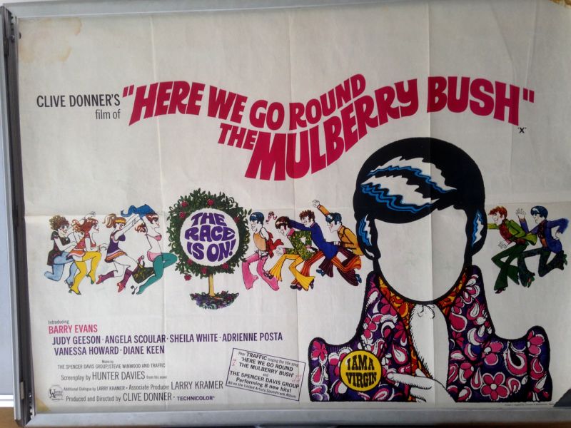 Cinema Poster: HERE WE GO ROUND THE MULBERRY BUSH 1968 (Quad) Barry Evans Cinema Poster: HERE WE GO ROUND THE MULBERRY BUSH 1968 (Quad) Barry Evans