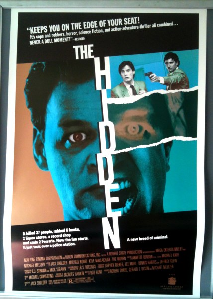 HIDDEN, THE: US One Sheet Film Poster HIDDEN, THE: US One Sheet Film Poster