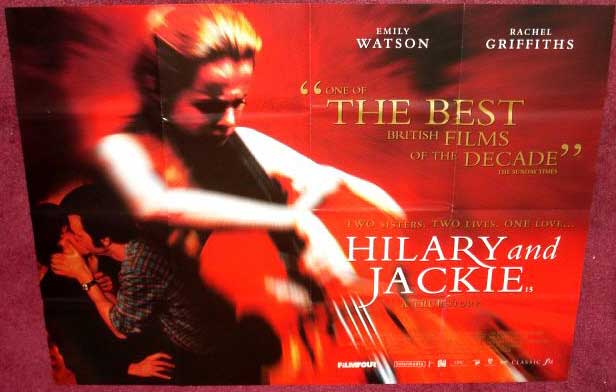 HILARY AND JACKIE: UK Quad Film Poster HILARY AND JACKIE: UK Quad Film Poster