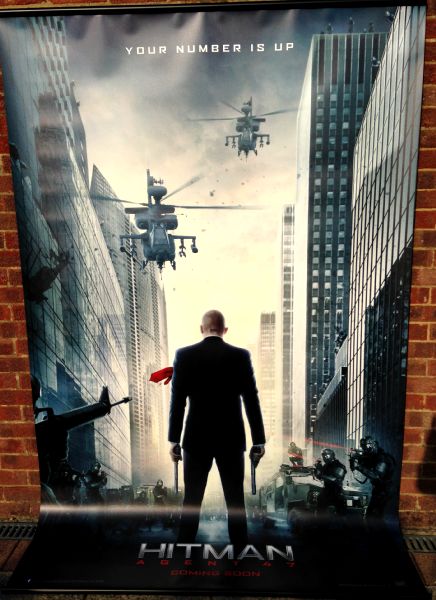 Cinema Banner: HITMAN AGENT 47 2015 (Advance) Zachary Quinto Rupert Friend Cinema Banner: HITMAN AGENT 47 2015 (Advance) Zachary Quinto Rupert Friend