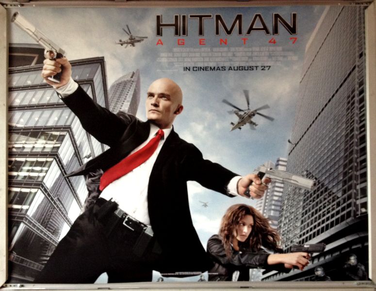 Cinema Poster: HITMAN AGENT 47 2015 (Main Quad) Zachary Quinto Rupert Friend Cinema Poster: HITMAN AGENT 47 2015 (Main Quad) Zachary Quinto Rupert Friend