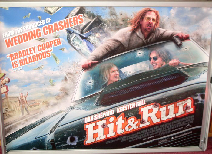 HIT & RUN: UK Quad Film Poster HIT & RUN: UK Quad Film Poster