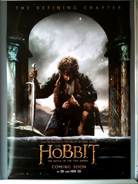 Cinema Poster: HOBBIT BATTLE OF THE FIVE ARMIES 2014 (Advance One Sheet) Ian Holm Cinema Poster: HOBBIT BATTLE OF THE FIVE ARMIES 2014 (Advance One Sheet) Ian Holm