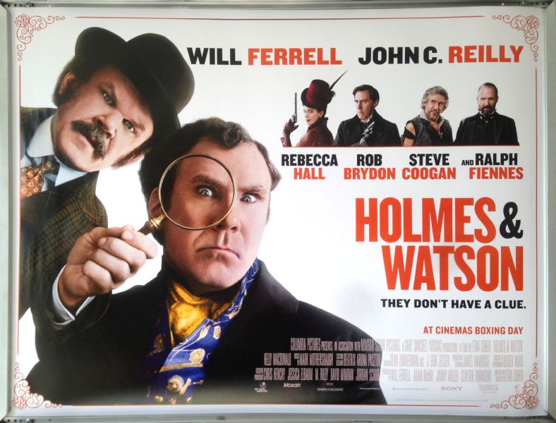 Cinema Poster: HOLMES & WATSON 2018 (Quad) Will Ferrell John C. Reilly Cinema Poster: HOLMES & WATSON 2018 (Quad) Will Ferrell John C. Reilly