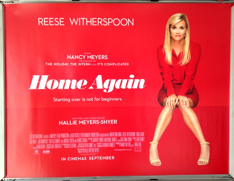 Cinema Poster: HOME AGAIN 2017 (Quad) Reese Witherspoon Michael Sheen Cinema Poster: HOME AGAIN 2017 (Quad) Reese Witherspoon Michael Sheen