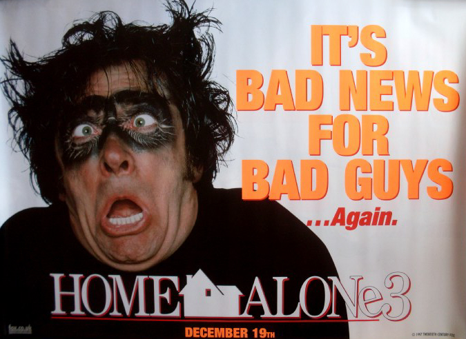 HOME ALONE 3: Baddies Quad Version 2 Film Poster HOME ALONE 3: Baddies Quad Version 2 Film Poster