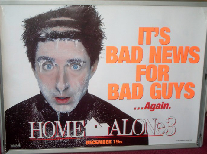 HOME ALONE 3: Baddies Quad Version 3 Film Poster HOME ALONE 3: Baddies Quad Version 3 Film Poster