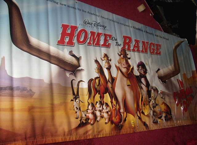HOME ON THE RANGE: Cinema Banner