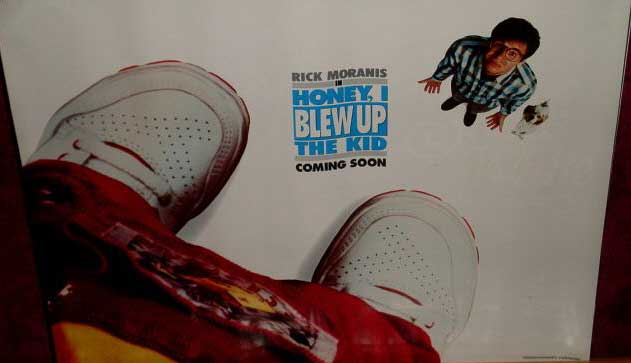 HONEY I BLEW UP THE KID: Advance UK Quad Film Poster HONEY I BLEW UP THE KID: Advance UK Quad Film Poster