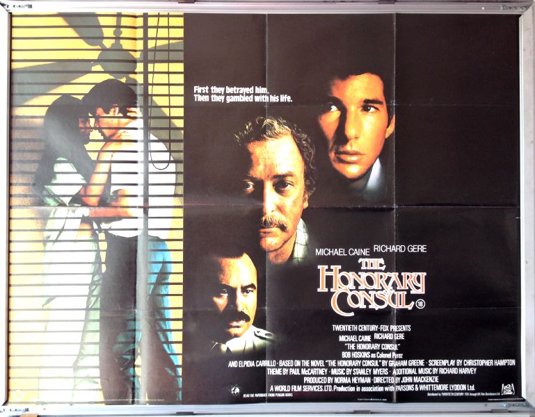 Cinema Poster: HONORARY CONSUL, THE 1983 (Quad) Michael Caine Bob Hoskins Cinema Poster: HONORARY CONSUL, THE 1983 (Quad) Michael Caine Bob Hoskins