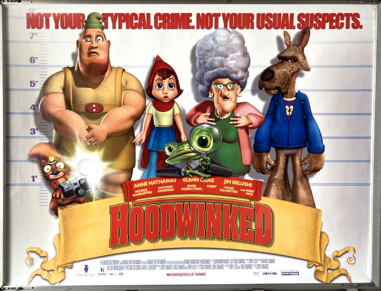 Cinema Poster: HOODWINKED 2006 (Quad) Anne Hathaway Glenn Close James Belushi