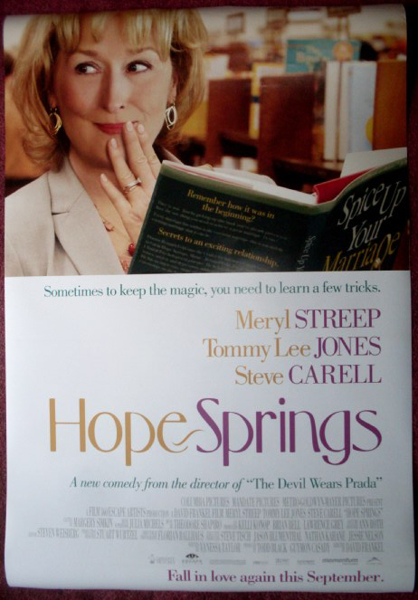 HOPE SPRINGS (2012): One Sheet Film Poster HOPE SPRINGS (2012): One Sheet Film Poster