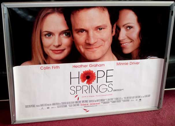 HOPE SPRINGS: UK Quad Film Poster HOPE SPRINGS: UK Quad Film Poster
