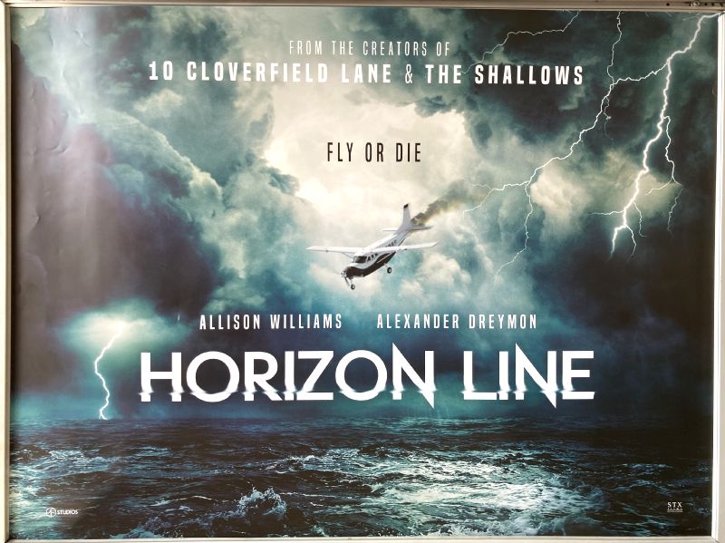 Cinema Poster: HORIZON LINE 2020 (Quad) Allison Williams Alexander Dreymon Keith David