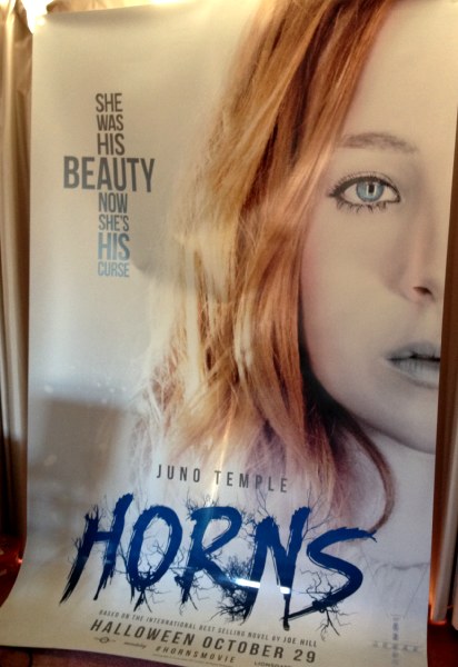 Cinema Banner: HORNS 2014 (Juno Temple) Max Minghella Daniel Radcliffe