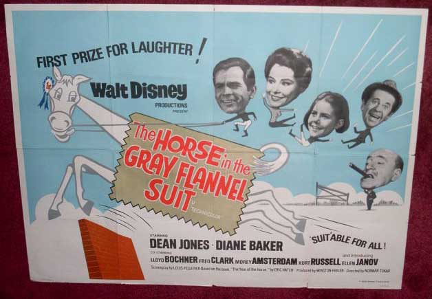 HORSE IN THE GREY FLANNEL SUIT, THE: UK Quad Film Poster