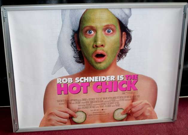 HOT CHICK, THE: UK Quad Film Poster