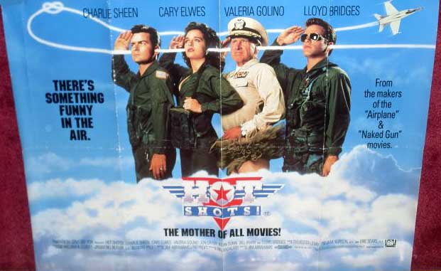 HOT SHOTS: Main UK Quad Film Poster