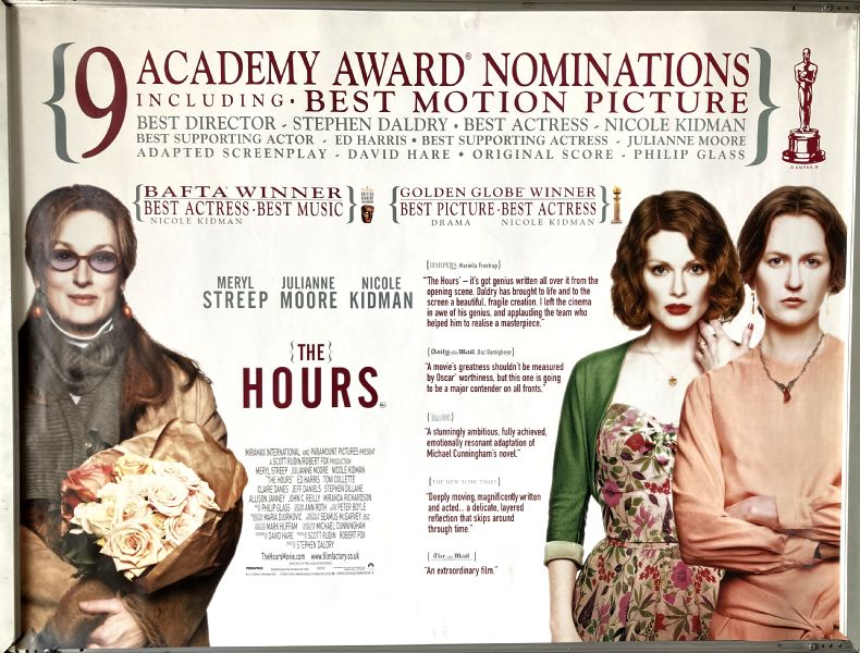 Cinema Poster: HOURS, THE 2002 (Quad) Nicole Kidman Julianne Moore Meryl Streep Cinema Poster: HOURS, THE 2002 (Quad) Nicole Kidman Julianne Moore Meryl Streep