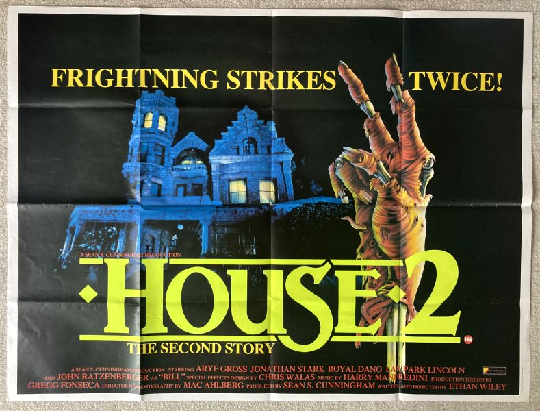 Cinema Poster: HOUSE II 1987 (Quad) Jonathan Stark Royal Dano
