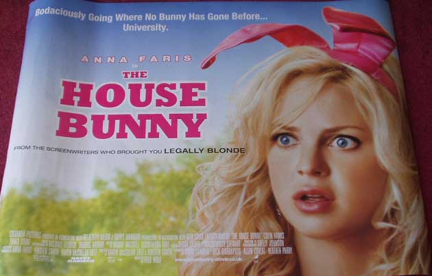 HOUSE BUNNY, THE: Main UK Quad Film Poster HOUSE BUNNY, THE: Main UK Quad Film Poster
