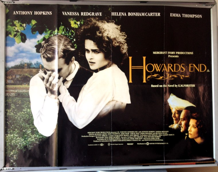Cinema Poster: HOWARDS END 1992 (Quad) Helena Bonham Carter Emma Thompson Cinema Poster: HOWARDS END 1992 (Quad) Helena Bonham Carter Emma Thompson