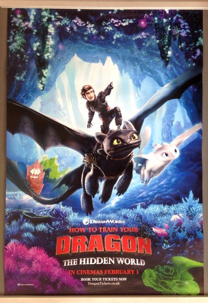 Cinema Poster: HOW TO TRAIN YOUR DRAGON THE HIDDEN WORLD 2019 Point One Sheet Cinema Poster: HOW TO TRAIN YOUR DRAGON THE HIDDEN WORLD 2019 Point One Sheet