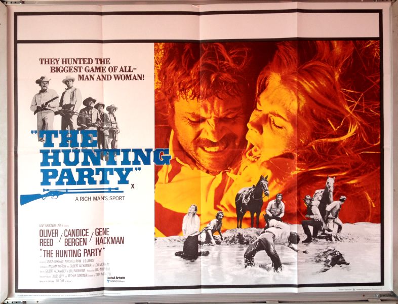 Cinema Poster: HUNTING PARTY, THE 1971 (Quad) Oliver Reed Candice Bergen Gene Hackman Cinema Poster: HUNTING PARTY, THE 1971 (Quad) Oliver Reed Candice Bergen Gene Hackman