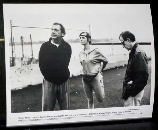 HUSBANDS AND WIVES: Publicity Still 9 Woody Allen Directs Sydney Pollack and Lysette Anthony 