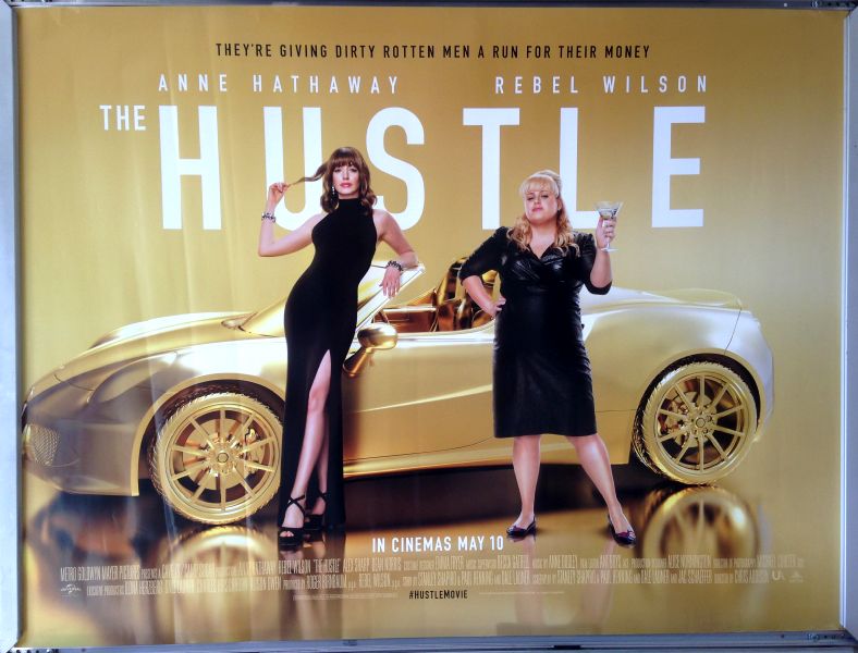 Cinema Poster: HUSTLE, THE (Quad) Anne Hathaway Rebel Wilson Alex Sharp