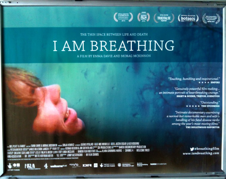 I AM BREATHING: UK Quad Film Poster I AM BREATHING: UK Quad Film Poster