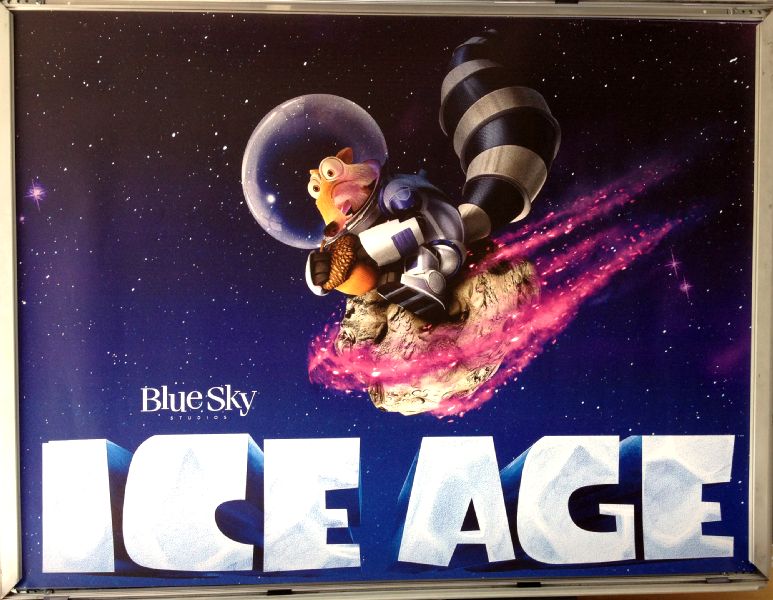 Cinema Poster: ICE AGE COLLISION COURSE 2016 (Mosaic Quad) Simon Pegg Denis Leary
