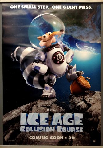 Cinema Poster: ICE AGE COLLISION COURSE 2016 (Scrat One Sheet) Simon Pegg