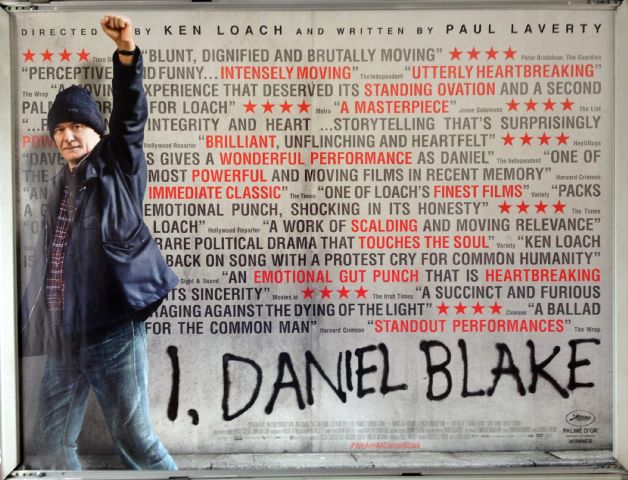 Cinema Poster: I, DANIEL BLAKE  2016 (Quad) Ken Loach Dave Johns Hayley Squires