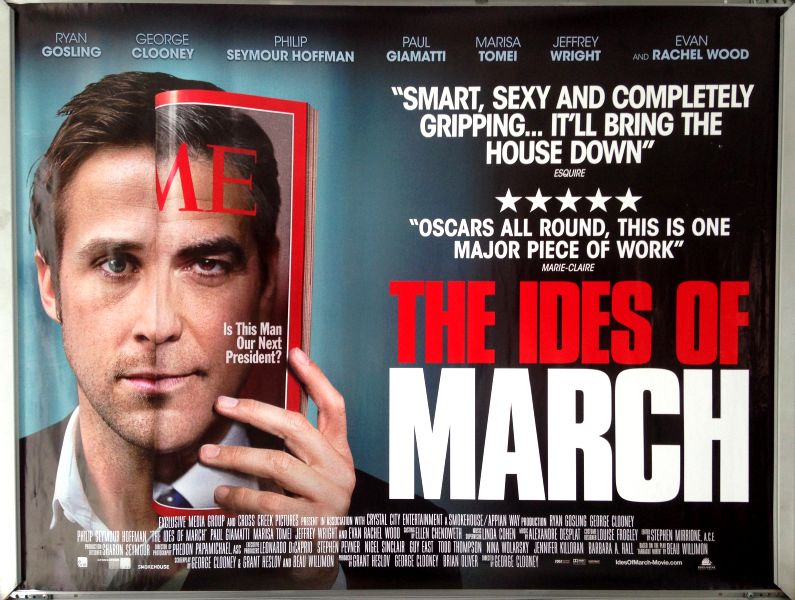 Cinema Poster: IDES OF MARCH, THE 2011 (Quad) Paul Giamatti George Clooney