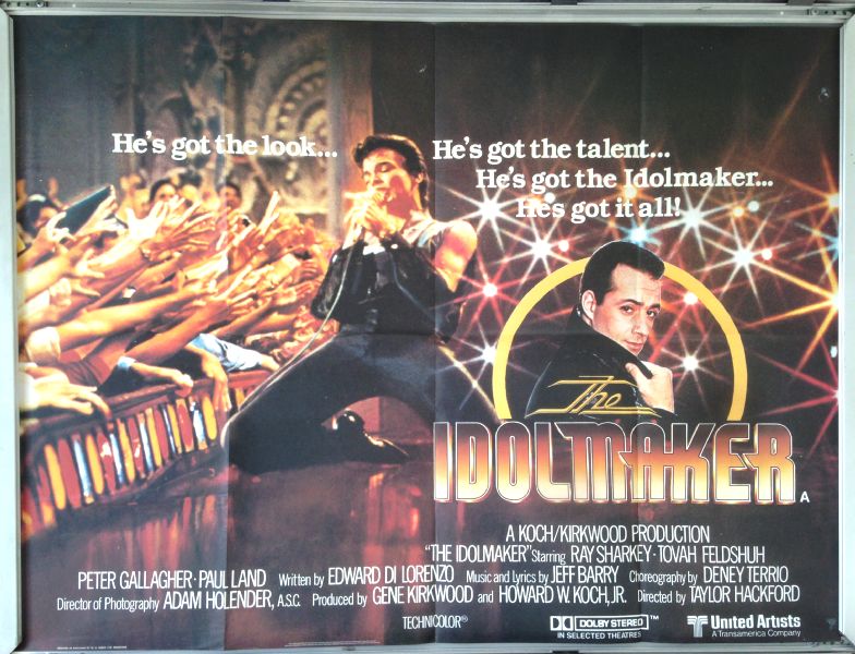 Cinema Poster: IDOLMAKER, THE 1981 (Quad) Ray Sharkey Tovah Feldshuh Cinema Poster: IDOLMAKER, THE 1981 (Quad) Ray Sharkey Tovah Feldshuh