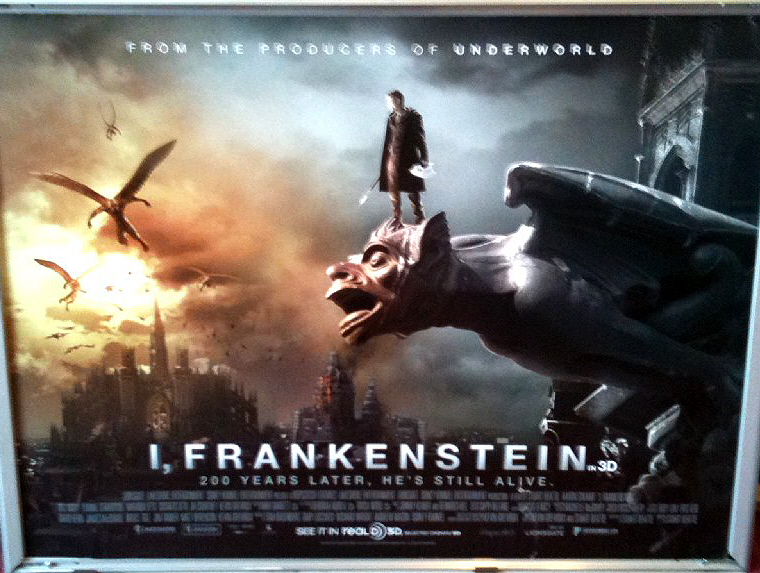 I, FRANKENSTEIN: Main UK Quad Film Poster