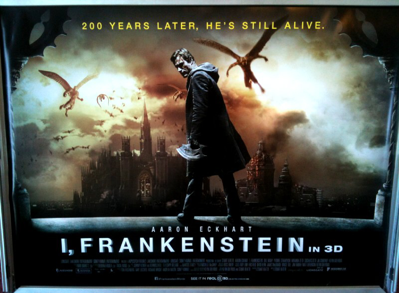 I, FRANKENSTEIN: Advance UK Quad Film Poster