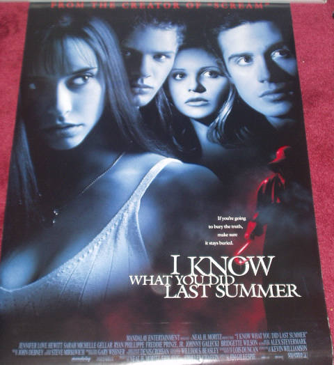 I KNOW WHAT YOU DID LAST SUMMER: Main One Sheet Film Poster