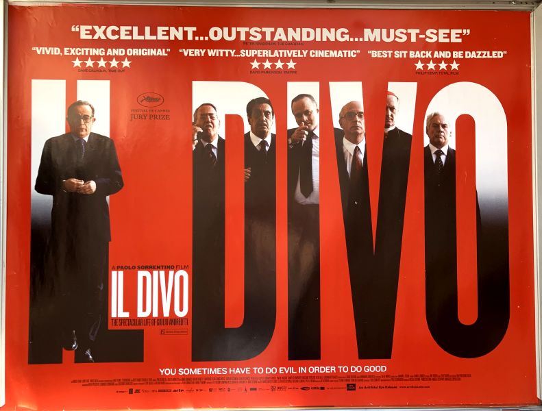 Cinema Poster: IL DIVO 2009 (Quad) Toni Servillo Paolo Sorrentino