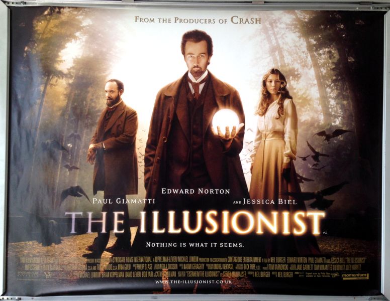Cinema Poster: ILLUSIONIST, THE 2007 (Quad) Edward Norton Paul Giamatti Cinema Poster: ILLUSIONIST, THE 2007 (Quad) Edward Norton Paul Giamatti