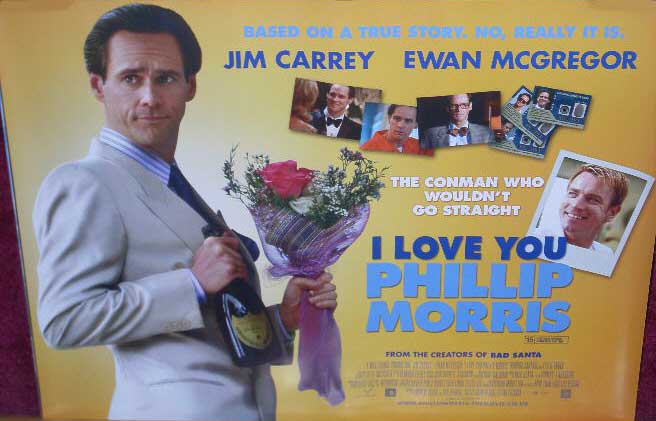 I LOVE YOU PHILLIP MORRIS: Main UK Quad Film Poster I LOVE YOU PHILLIP MORRIS: Main UK Quad Film Poster