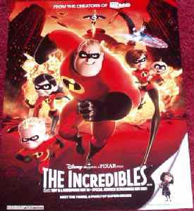 INCREDIBLES, THE: Main Mini Quad Film Poster