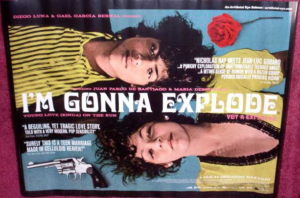 I'M GONNA EXPLODE: UK Quad Film Poster I'M GONNA EXPLODE: UK Quad Film Poster