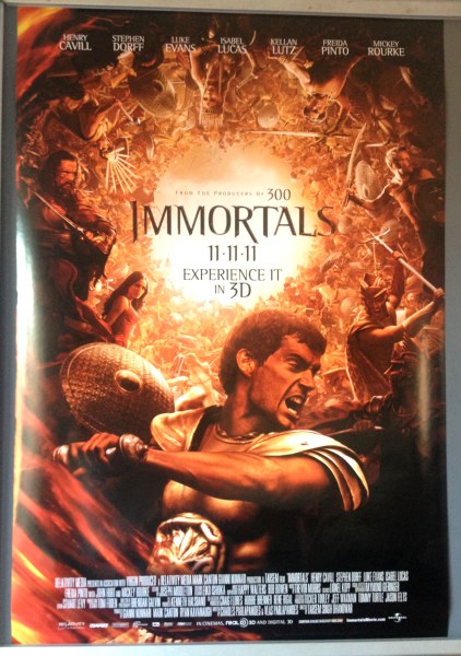 IMMORTALS: Main One Sheet Film Poster