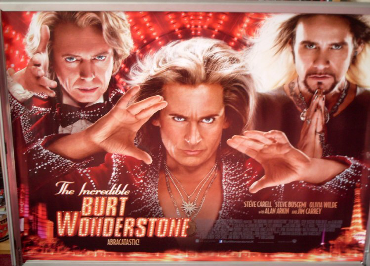 INCREDIBLE BURT WONDERSTONE, THE: UK Quad Film Poster INCREDIBLE BURT WONDERSTONE, THE: UK Quad Film Poster