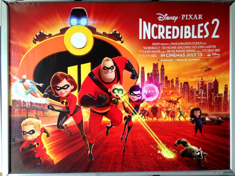 Cinema Poster: INCREDIBLES 2, THE 2018 (Main Quad) Craig T. Nelson